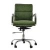 Chester Office Chair in Aged Olive Green Leather