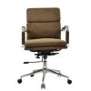 Chester Office Chair in Aged Brown Leather