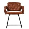 Luce Office Chair in Vintage Brown Leather