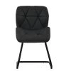 Brigham Office Chair in Black Leather