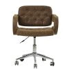 Stanford Office Chair in Aged Brown Leather