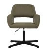 Stockholm Office Chair in Taupe Leather