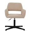 Stockholm Office Chair in Natural Cream Fabric