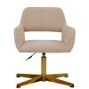 Nassjo Office Chair in Natural Cream Fabric