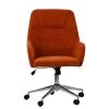 Poot Office Chair in Orange Fabric 