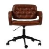 Croyde Office Chair in Vintage Brown Leather