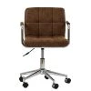 Bahama Office Chair in Aged Brown Leather