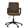 Heath Office Chair in Aged Brown Leather