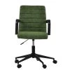 Heath Office Chair in Aged Olive Green Leather