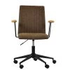 Folix Office Chair in Aged Brown Leather