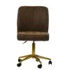 Blaydon Office Chair in Aged Brown Leather