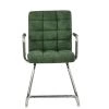 Miami Office Chair in Aged Olive Green Leather