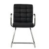 Miami Office Chair in Black Leather