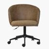 Pasco Office Chair in Aged Brown Leather