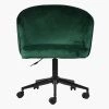 Pasco Office Chair in Emerald Green Velvet
