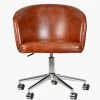 Surf Office Chair in Vintage Brown Leather