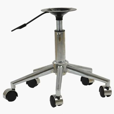 Replacement Office Chair Base with Gas Lift and 5 Castors Chrome