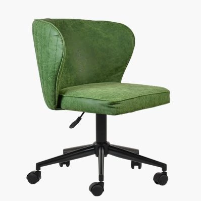 Belisimo Office Chair Vintage Green Faux Leather & Black