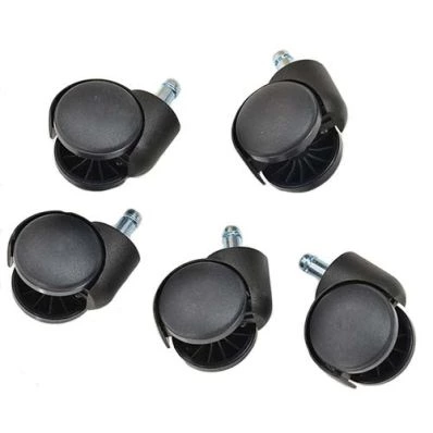 Office Chair Wheels Black Top Trim (pack of 5)