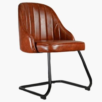 Bowfell Office Chair Vintage Brown Faux Leather & Black