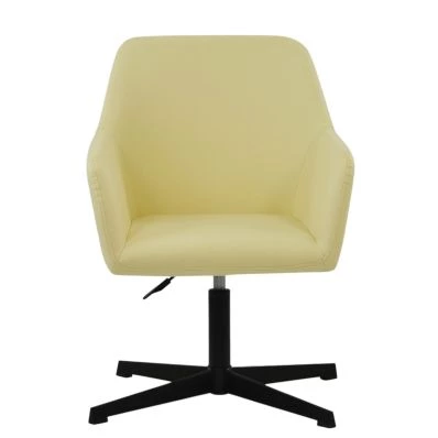 Marco Dining Chair Vintage Brown Leather & Black Base