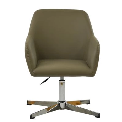 Marco Dining Chair Vintage Brown Leather & Black Base