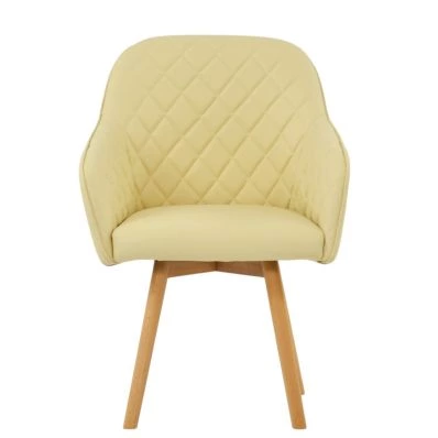Soldberg Dining Chair in Cream Leather