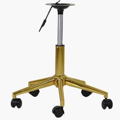 Replacement Office Chair Base with Gas Lift and 5 Castors Gold