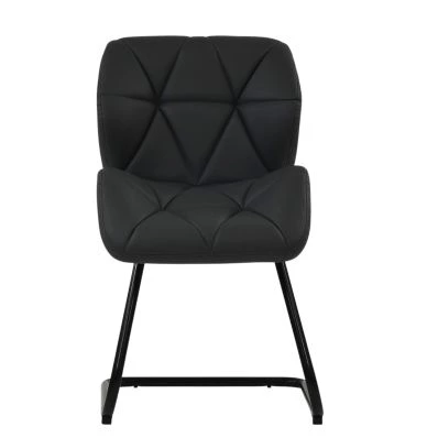 Brigham  Office Chair Black Faux Leather & Black