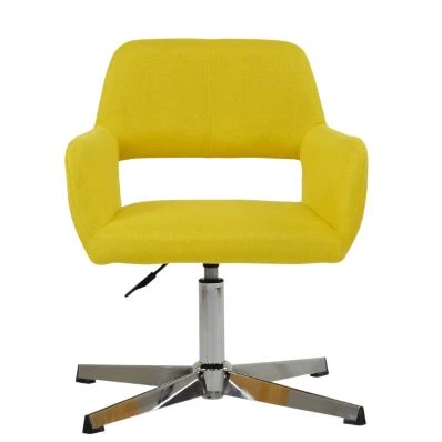 Bronby Office Chair Lime Green Fabric & Chrome