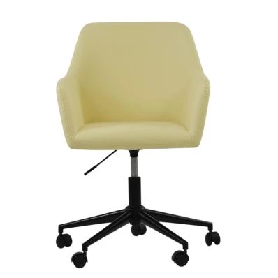 Marco Dining Chair Vintage Brown Leather & Black Base
