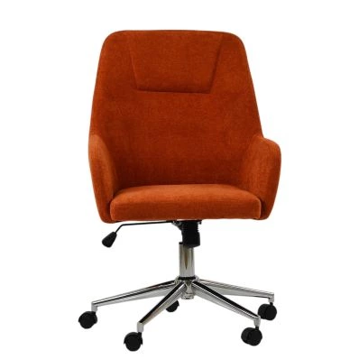 Poot Office Chair in Orange Fabric
