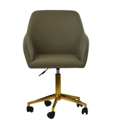 Marco Dining Chair Vintage Brown Leather & Black Base