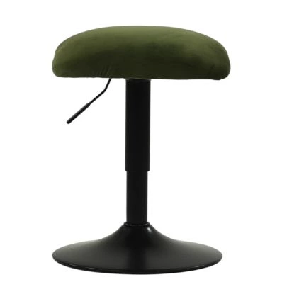 Berg Office Chair Olive Green Velvet Black Base