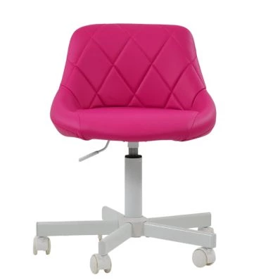 Tutty Office Chair Hot Pink White Office Base