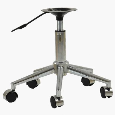 Replacement Office Chair Base with Gas Lift and 5 Castors Chrome