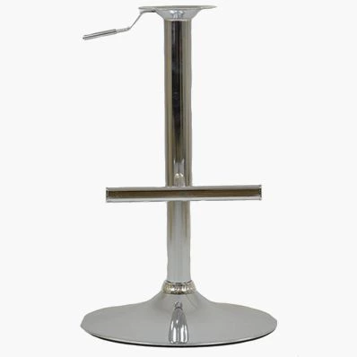 Replacement Bar Stool with Circle Base and T-Bar Footrest Chrome