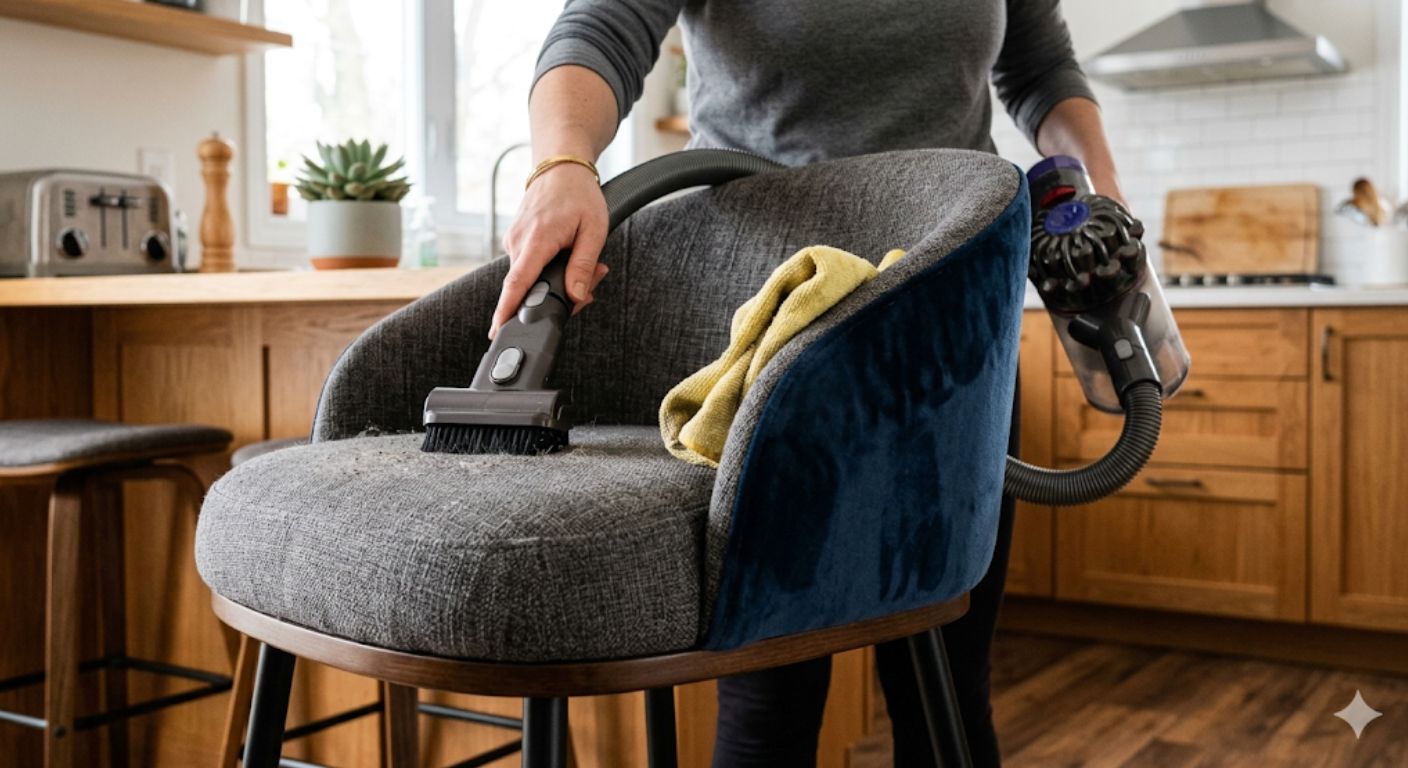 How to Clean Fabric Bar Stools