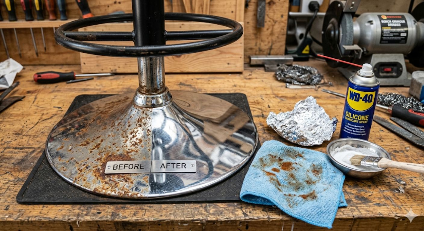 Cleaning Metal Bar Stools: Rust Removal & Maintenance