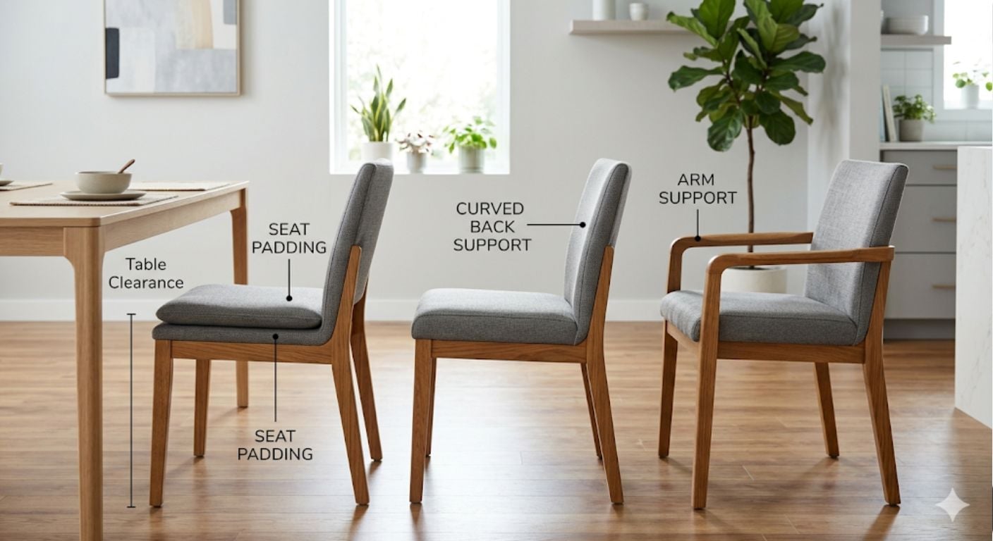 Comfortable Dining Chairs: What Actually Makes Them Comfortable