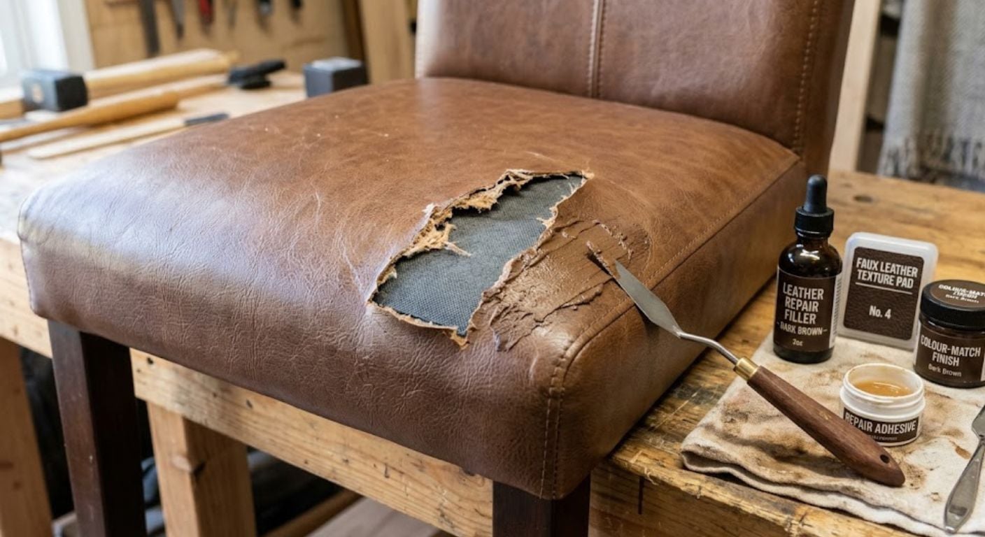 How to Repair a Tear in Leather Furniture