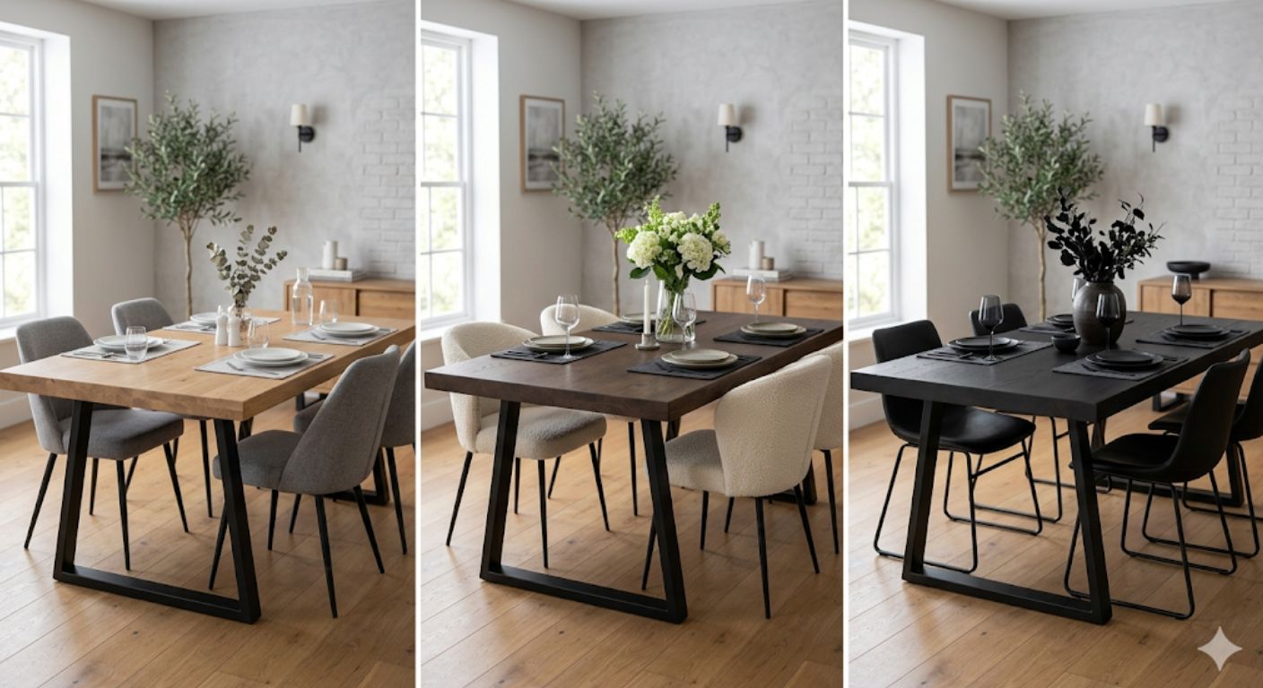 Dining Chair Colour Guides: Grey, Cream & Black