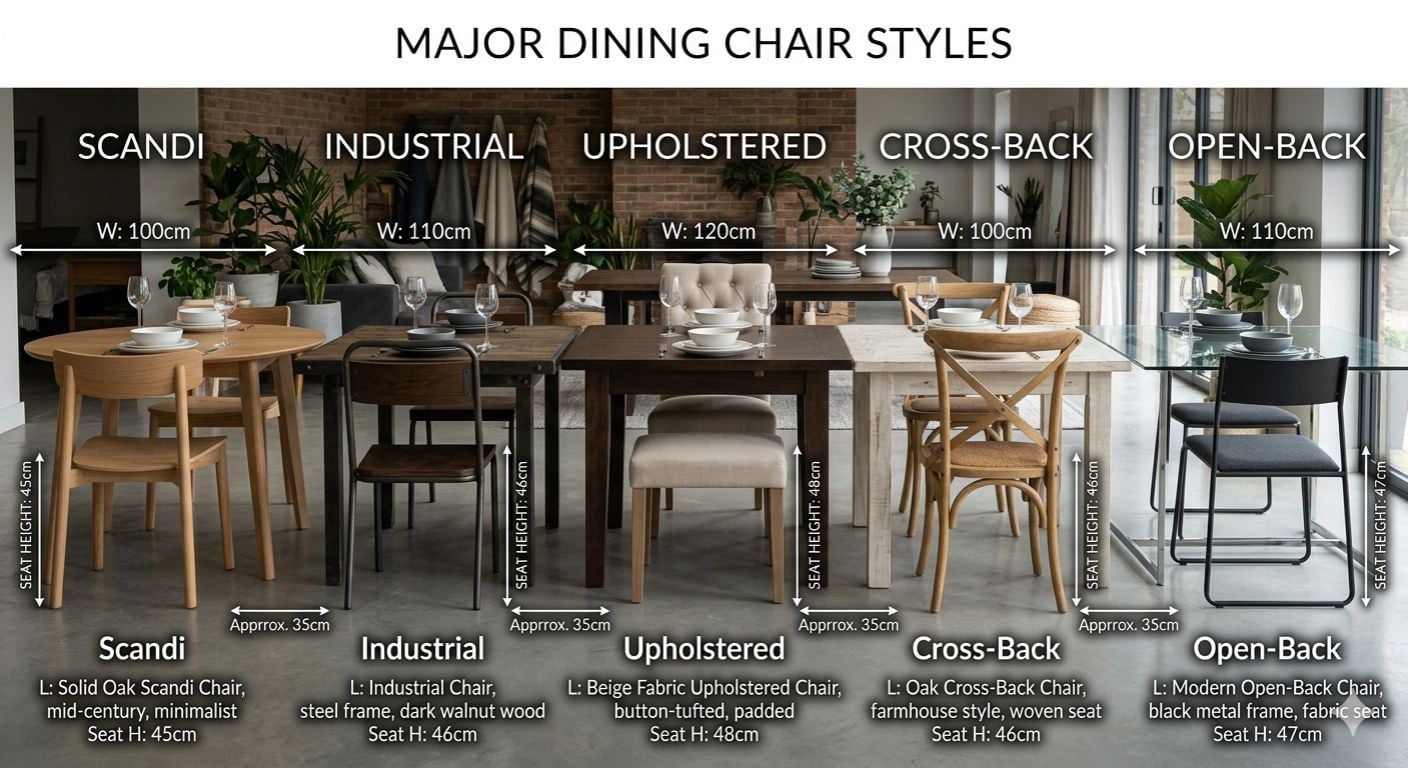 Dining Chair Styles: How to Pick the Right One for You