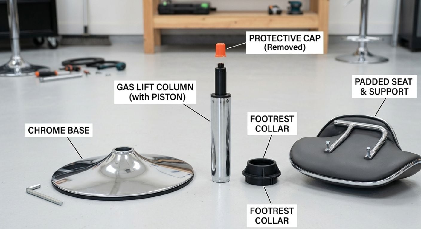 How to Assemble and Dismantle Your Gas Lift Bar Stool