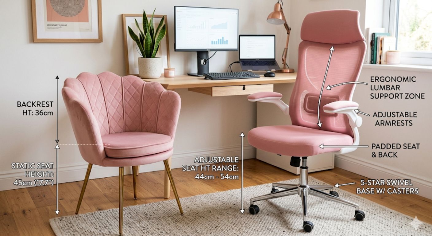 Pink Desk Chair: Is It Actually Ergonomic or Just an Aesthetic Choice?