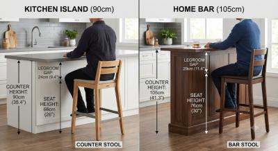 Bar Stools Vs Counter Stools Similarities And Differences