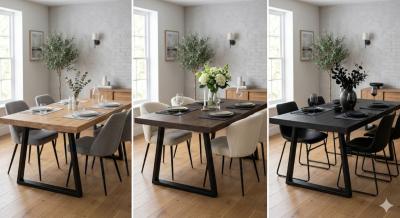 Dining Chair Colour Guides: Grey, Cream & Black