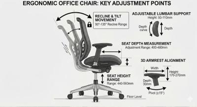 Ergonomic Features Explained: Finding the Best Office Chair for a Bad Back