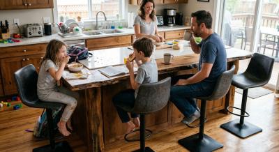 Family Kitchen Bar Stools: Wipe-Clean Materials & What to Avoid