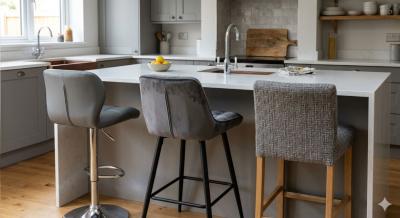 Grey Bar Stools: Styling & Material Guide
